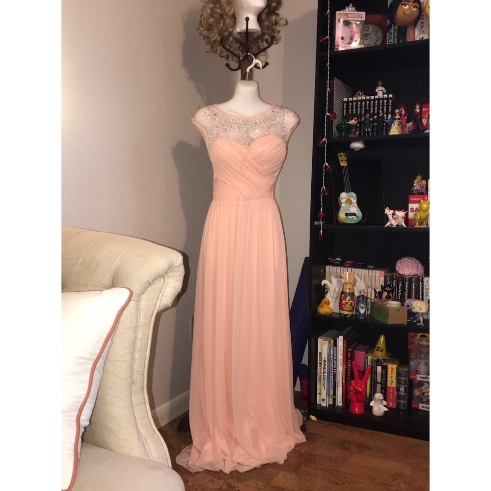 B Darling Pink Prom Dress Size 3/4